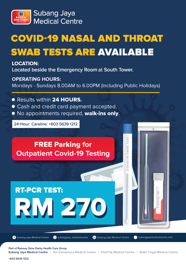 Swab test price selangor